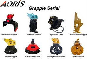 Pince de <span class=keywords><strong>d</strong></span>émolition hydraulique rotative AORIS 5 tonnes pour tri de <span class=keywords><strong>ferraille</strong></span> – Prix usine - Product Image 6