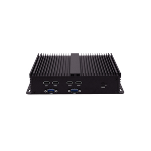 Precio de fábrica Intel <span class=keywords><strong>CPU</strong></span> Embedded Fanless <span class=keywords><strong>Computer</strong></span> 2 Lan 2 Display 6 RS232 RS485 RS422 COM Industrial Mini PC - Product Image 2