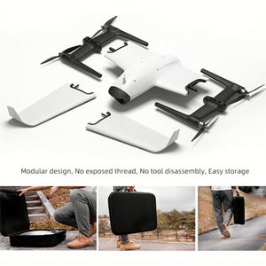 Swan K1 PRO Nouvelle Technologie Drone Mini Professionnel à Voilure Fixe sans Aileron, Décollage et Atterrissage Verticaux, Compatible GEO Fence FPV - Product Image 5