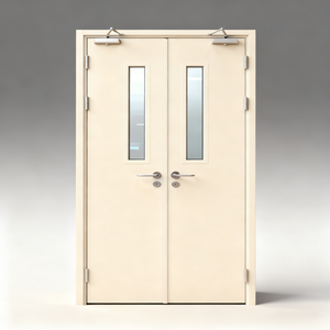 Porte coupe-feu avec panneau de vision, fabrication ODM/OEM depuis 36 ans - Certifiée CE/UL, robuste pour usage commercial et industriel - Product Image 2