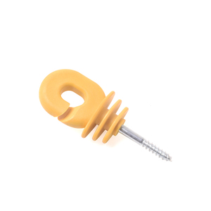 HPSFENCE Isolatori per Maniglie di Cancelli <span class=keywords><strong>in</strong></span> <span class=keywords><strong>Legno</strong></span> Rosso ad Alta Tensione, Facili da Installare, per Recinzioni Agricole - Product Image 3