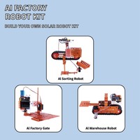Solutions pédagogiques européennes Industrie 4.0 Projets d'usine Kit de robot éducatif de reconnaissance d'IA pour la programmation des étudiants