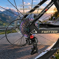 Vélo de route en fibre de carbone haute performance, 24 vitesses, transmission électronique, frein à disque hydraulique, cadre aérodynamique pour la course et l'entraînement