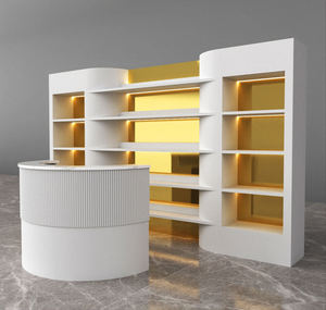 Étagères de présentation de parfums personnalisées, écologiques, recyclables, durables, avec éclairage LED, couleur personnalisée, vitrine de luxe pour cosmétiques, armoire de beauté - Product Image 3