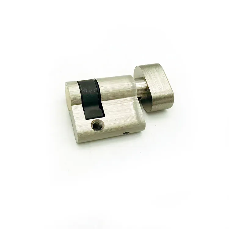 Fournisseur d'or Cylindre demi-cylindre simple face de haute sécurité Broche en laiton bronze Cylindre de serrure de porte à mortaise