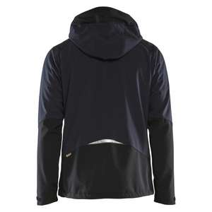 BLAKLADER - 474925138633XL Chaqueta Softshell Azul marino oscuro/Amarillo hi-vis-EAN 7330509892527 ROPA DE TRABAJO DE 2017 - Product Image 2