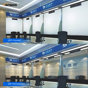 فيلم زجاجي قابل للتحويل للخصوصية لغرف الاجتماعات والمكاتب، فيلم ذكي PDLC للتحكم عن بعد، شفافية عالية بلون أبيض - Product Image 3