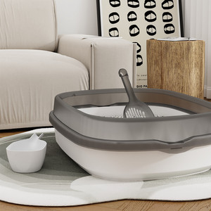 Pala para Excrementos de Mascotas de Buena Calidad, Cuchara Integrada para Arena de Gato para la Limpieza de Arena - Product Image 2