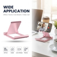Support de téléphone portable en alliage d'aluminium, pliable, léger, portable, pour tous les téléphones, tendance sur TikTok