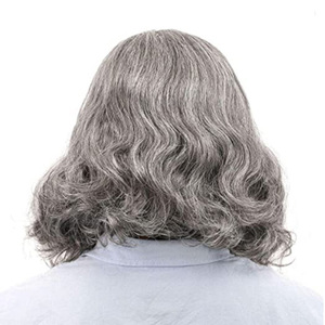 Jesus Styling <span class=keywords><strong>Halloween</strong></span> Beard Headgear Japan Card Silk Easter Peluca transpirable Europa y los Estados Unidos <span class=keywords><strong>Pelucas</strong></span> para hombres - Product Image 4