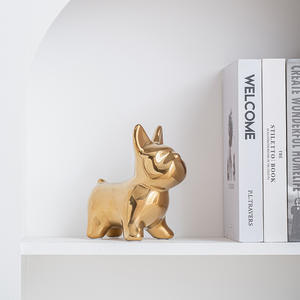 Adornos nórdicos de porcelana para perros, joyería creativa para animales, modelo de pozo, artesanías decorativas, hucha para perros y toros - Product Image 3