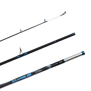 Canne à pêche de surfcasting en fibre de carbone, 3sections, poids net 4.25g, 100 m, 250-550g - Product Image 2