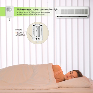 Rayzeek RZ050 PIR Motion Sensor with <b>Time</b> Delay Options (15min/30min/1h/2h) for Hotel Window Air Conditioners - Product Image 5