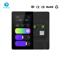 Nouvel écran tactile rectangulaire 5,5 pouces Linux Buildroot RK3506 encastré dans le mur PoE pour bâtiment intelligent