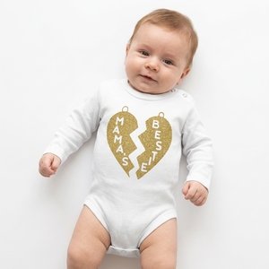 Organic Cotton Interlock Printed Newborn & Toddler Unisex Winter Eco-Friendly Romper - Product Image 2