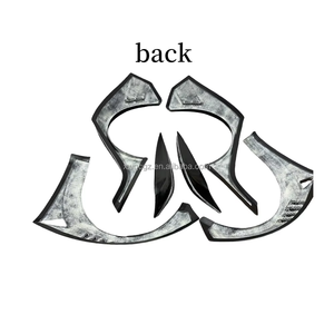 2019-2022สำหรับ Tesla Model <span class=keywords><strong>3</strong></span>อัพเกรดชุดตัวถังสไตล์ artsan กันชนที่ขยายซุ้มล้อคาร์บอนไฟเบอร์ฟรอนต์ลิปสปอยเลอร์ - Product Image 6