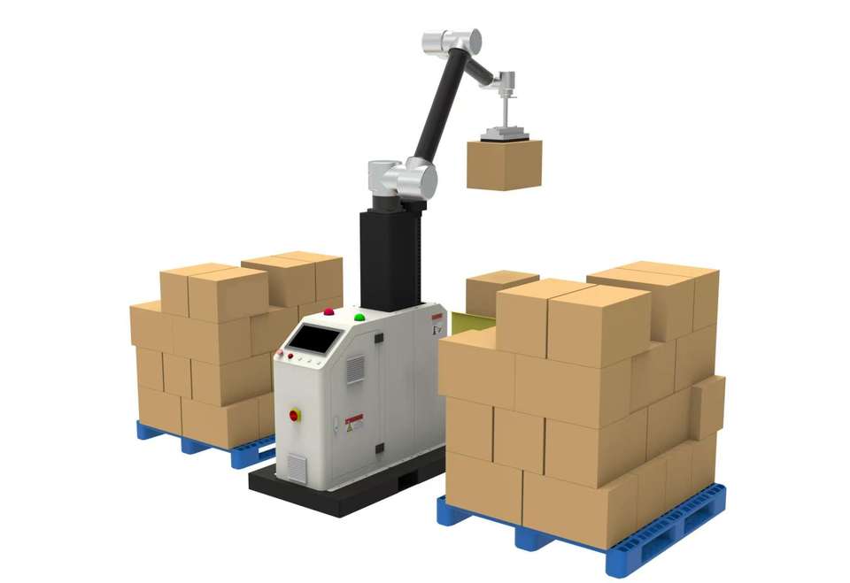 Multi-purpose Collaborative Palletizing Robot Workstation| Alibaba.com
