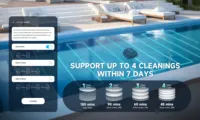 Robot aspirateur de piscine WYBOT C2, 7 modes de nettoyage, double filtration, stationnement automatique
