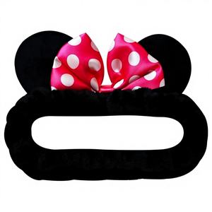 MUESTRA PARA VENTA AL POR MENOR H.E.R. Accesorios para Niñas, Diademas con Personajes de Dibujos Animados, Talla Única, Tela Suave y Elástica, Divertidas de Minnie Mouse - Product Image 1