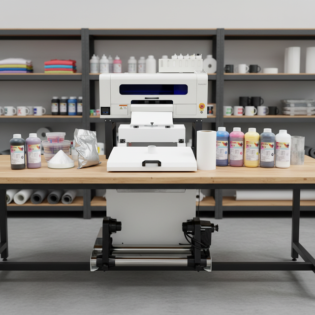 A3 Dtf Printer Dual Double Head F1080 I1600 Dtf Printer Printing Machine Dtf Transfer for T-shirts Custom Business CE Certified
