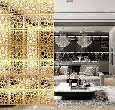 Grande cloison de mariage en acier inoxydable Art Déco - Product Image 2