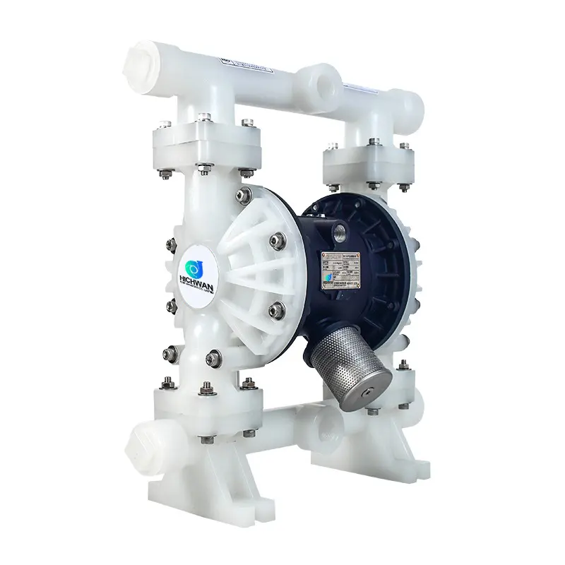 HICHWAN QBY3-40S high quality plastic pneumatic diaphragm pump for sewage chemical solvent treatment