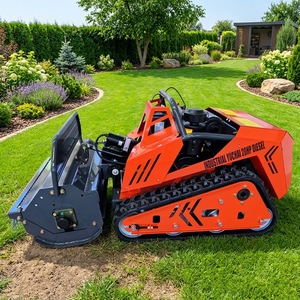 En stock, livraison rapide : Tondeuse à fléaux sur chenilles télécommandée à braquage zéro de 800 mm pour la vente - Product Image 1