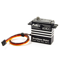 Servo de Dirección Digital sin Escobillas de Alta Precisión, Totalmente Metálico, Alto Torque de 40 kg, Codificación Magnética, Engranaje de Acero de 360°, para Aviones y Coches RC