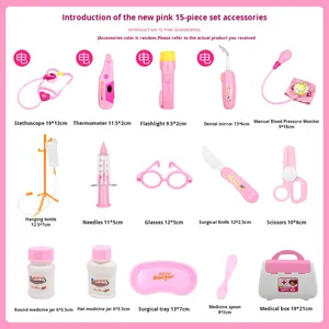 <span class=keywords><strong>Jouet</strong></span> <span class=keywords><strong>de</strong></span> <span class=keywords><strong>docteur</strong></span> SeaMind pour enfants, jeu d'injection, maison <span class=keywords><strong>de</strong></span> jeu, stéthoscope, boîte médicale, outils d'infirmière, populaire, unisexe, en plastique, 5-7 ans - Product Image 4