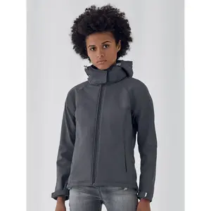 Hooded Softshell <b>Jacket</b> <b>Women</b> technical merchandising - Product Image 1