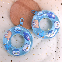 Nouveau porte-clés pendentif sac en forme de mini bouée gonflable personnalisée