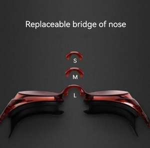 Gafas de Natación Antivaho para Mujer Adulta con Miopía de 0-9.0, Dioptrías Personalizadas para Diferentes Ojos Izquierdos/Derechos - Product Image 2