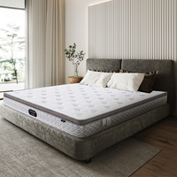 Comfot dormir en Latex naturel mousse à mémoire de forme King Size matelas d'hôtel souple de printemps Pack en rouleau dans une boîte