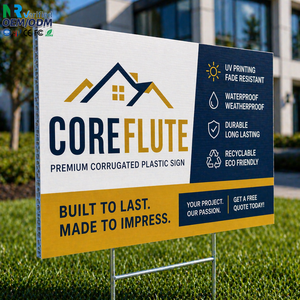 Outdoor Yard Signs Printing Coreflute Sign High Quality Sign Board - Product Image 1