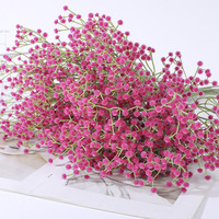 Bunga Gypsophila Buatan Tangan untuk Hari Ibu, Warna Pink, Sentuhan Alami, Baby's Breath, Dekorasi Pernikahan, Hiasan Dinding, Grosir