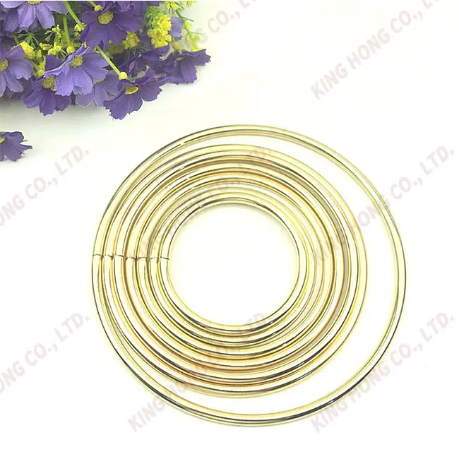 O-ring de ferro para bolsa chaveiro, corrente de chaveiro ou anel de metal disponível em todos os tamanhos