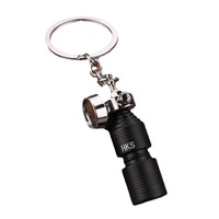 Брелок для ключей в форме гоночного автомобиля, брелок-бутылка, брелок для ключей в виде автозапчасти, подарок для автосалона 4S