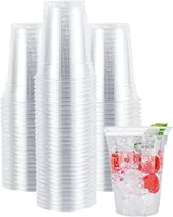 Gobelet transparent pour boissons, gobelet à boire transparent pour les fêtes, les événements, les restaurants, la restauration, la vaisselle de table