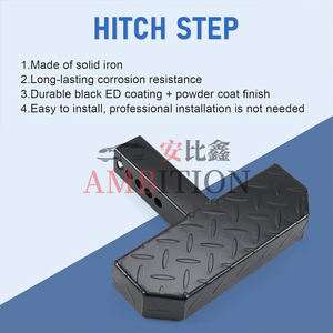 AMBITION Marchepied de remorquage antidérapant et antirouille, protection de pare-chocs pour récepteur de 2 pouces, longueur 11,8 pouces, capacité 500 LBS, pour attelage de <span class=keywords><strong>remorque</strong></span> et accessoires - Product Image 6