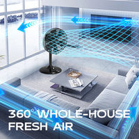 Ventilateur holographique 3D AZMAX 16 pouces pour chambre à coucher, vente directe du fournisseur OEM, air frais pour toute la maison