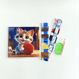 Pintura de diamante que incluye: 1 pintura de diamante, 1 pegamento, 1 bolígrafo, 1 bandeja, bolsas de taladro - Product Image 1