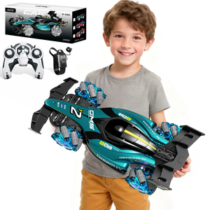 4DRC Y2 Coche de Carreras de <span class=keywords><strong>Fórmula</strong></span> con Ruedas Luminosas, Control Remoto, Escala <span class=keywords><strong>1</strong></span>/12, 4WD, Alta Velocidad, Derrape, con Sensor de Gestos y Pulverizador de Niebla - Product Image 6