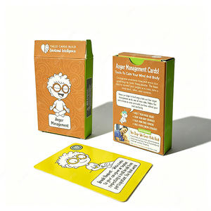 Cartes Flash pour Enfants : Contrôle de la Colère, Régulation Émotionnelle, Pleine Conscience, Conseil Pédagogique, Apprentissage Comportemental – Carton Kraft pour la Maison et l'École - Product Image 2