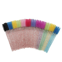 Applicateur jetable, baguettes à Mascara, en Tube, nouvelle collection, 50 pièces, baguette nettoyante pour faux-cils, maquillage, brosse à cils