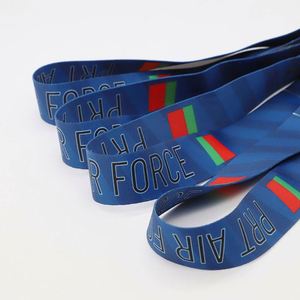 Lanyards de poliéster personalizados con logo para regalo, con hebilla de cinturón de seguridad de liberación rápida, para tarjetas de identificación de aviación/aeronaves. - Product Image 4