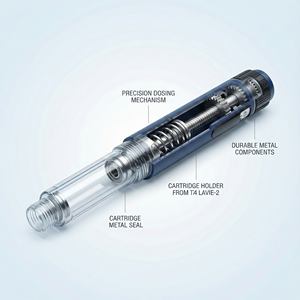 <span class=keywords><strong>ปากกา</strong></span>ฉีดยาโลหะแบบใช้ซ้ำได้ RANYA รุ่น V1 (ยี่ห้อ) สำหรับใช้กับ<span class=keywords><strong>อินซูลิน</strong></span> ดีไซน์เป็นมิตรกับสิ่งแวดล้อมและทนทาน ตลับขนาด 3 มล. ฝาอลูมิเนียม - Product Image 5