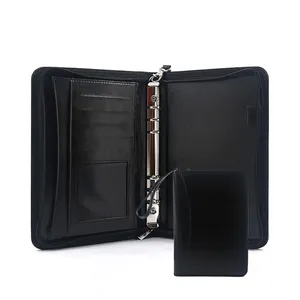 Zakelijke Budget Binder Notebook Planner Organizer Opbergtas Met Riem Rekenmachine 6 Ring Losbladige Bindmiddel Cover