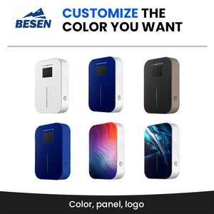 Ứng dụng điều khiển 220V-480V điện sạc nhanh wallbox 7kW/11Kw/22Kw EV sạc Tesla giao diện tiêu chuẩn 32A Đánh giá hiện tại mới - Product Image 4