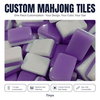 Nouveaux produits : Tuiles de Mahjong de luxe, Tapis de Mahjong Noël Nuit Silencieuse Rose pour les jeux de divertissement des fêtes