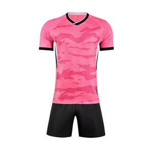 SM 26-27 Volwassen Voetbal Trainingspakken Team Uniformen Gepersonaliseerd Teamlogo met Naam Borduurwerk Solide Ademend Materiaal - Product Image 1